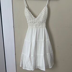 White short Aerie dress